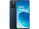 OPPO Reno 6 5G - Teléfono Móvil libre, 8GB+128GB, Cámara 64+8+2+32 MP, Smartphone Android, Batería 4300mAh, Carga Rápida 65W, Dual SIM - Negro