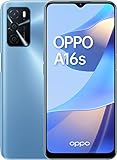 OPPO A16s - Teléfono Móvil libre, 4GB+64GB, Cámara 16+2+2+8 MP, Smartphone Android, Batería 5000mAh, Carga Rápida 10W, Dual SIM - Azul