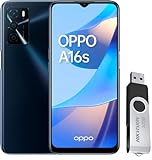 OPPO A16s - Smartphone 64GB, 4GB RAM, Dual SIM, Carga rápida 10W - Negro