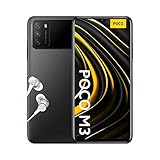Xiaomi Poco M3 - Smartphone 4+64GB, Pantalla 6,53' FHD+ con Dot Drop, Snapdragon 662, Cámara triple de 48 MP con IA, batería de 6000 mAh, Power Black