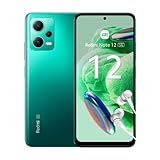 Redmi Note 12 5G - Smartphone de 4+128GB, Pantalla de 6,67' AMOLED FHD+ 120Hz, Qualcomm Snapdragon 4 Gen 1, Triple cámara de 48MP, carga turbo de 33W, 5000 mAh, verde (Versión ES + 3 años de garantía)