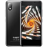 CUBOT J10 Móvil Barato y Bueno, Smartphone Teléfono Libre 3G Android 11 Pequeño Mini Dual Nano Memoria 1GB+32GB 128GB Expandible, WiFi 2.4g BLE 4.2 GPS Face ID Pantalla 4 Pulgadas 2350mAh, Negro