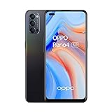 OPPO Reno 4 5G - Smartphone 128GB, 8GB RAM, Dual SIM, Carga rápida 65W - Negro
