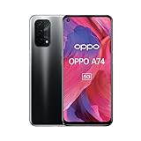 OPPO A74 5G - Smartphone 128GB, 6GB RAM, Dual SIM, Carga rápida 18W - Negro