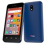 TTfone TT20 Teléfono móvil Inteligente 3G con Android GO - 8 GB - Dual Sim - Pantalla táctil de 4 Pulgadas - Pague como Usted va (EE Azul)