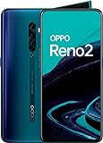 OPPO Reno 2 - Smartphone 6.55' AMOLED, Dual Sim, 8GB, 256GB, Snapdragon 730G, cámara trasera 48 MP + 8 MP (gran angular) + 13 MP + 2 MP, 4.000 mAh, Android 9, Azul [Versión ES/PT]