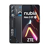 ZTE Nubia Neo 3 GT 5G, Smartphone Gaming con IA, 12GB+256GB, Gatillos Laterales, Luces LED, Pantalla OLED 6,8' 120Hz, Batería 5000mAh, Android 15, Gris