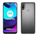 Motorola Moto E20 (Pantalla 6.5' Max Vision HD+, cámara 13MP, procesador octa-core 1.6GHz, batería 4000 mAH, Dual SIM, 2/32GB, Android 11), Gris [Versión ES/PT]