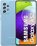Samsung Smartphone Galaxy A52 con Pantalla Infinity-O FHD+ de 6,5 Pulgadas, 6 GB de RAM y 128 GB de Memoria Interna Ampliable, Batería de 4500 mAh y Carga Superrápida Azul (Version ES)