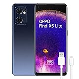 OPPO Find X5 Lite 5G - Teléfono Móvil libre, 8GB+256GB, Cámara 64+8+2+32 MP, Smartphone Android, Batería 4500mAh, Carga Rápida 65W, Dual SIM - Negro