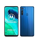 Motorola Moto G8 - Smartphone de 6,4" HD+ o-notch, 4G, Qualcomm Snapdragon SD665, Sistema de cámara triple, 64 GB, 4 GB RAM, Android 10 - Color Azul